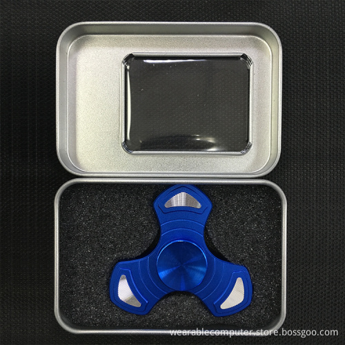 Hand Spinner Fidget Toy Finger Spinner Aluminium Alloy High Speed Up to 3 Min Spins Tri-spinner to Relieves Boredom